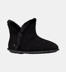 Chaussons Bottillons ultra confortables et chauds, interieur et bordure en fausse fourrure Isotoner