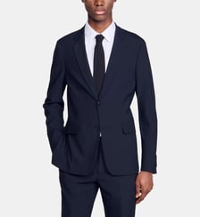 Veste droite en laine mélangée  Sandro