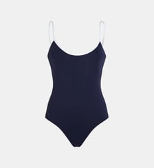 Maillot de bain une pièce dos échancré uni Vilebrequin