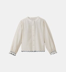 Blouse brodée Fille Cyrillus