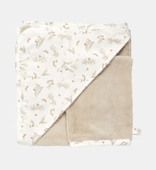 Cape de bain + gant BB & Co