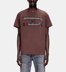 T-shirt classique avec appliqué D Diesel