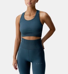 Brassière de sport femme Nilay maintien moyen bretelles coussinets amovibles Born Living Yoga