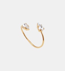 Bague croisée plaqué or - vendome Caroline Najman