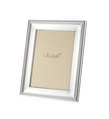 Cadre à photo argenté - pour photo de 10 x 15 cm - PERLES Christofle