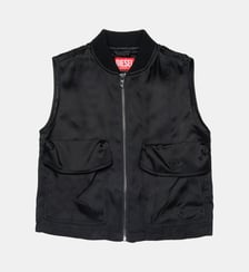 Gilet avec logo Diesel Kids