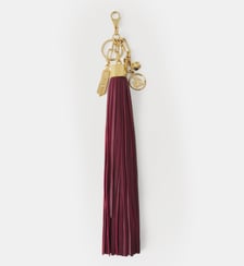 Accessoire De Sac Pompon Large En Cuir Lanvin