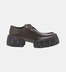 D-Tex-Chaussures style mocassin en cuir brossé Diesel