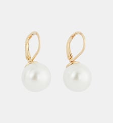 Boucles d'oreilles petites dormeuses perle de verre 12mm Balaboosté