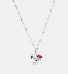 Pendentif Collier Snoopy avec roses Pendentif PEANUTS Thomas Sabo