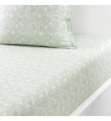 Drap housse en batiste de coton Yves Delorme