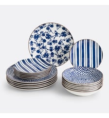 Service de 18 assiettes en porcelaine La Redoute Interieurs