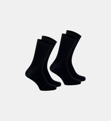 Chaussettes mi- hautes, lot de 2 paires,  COTON PEIGNE Eminence