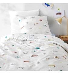 Parure de lit 50% coton recyclé La Redoute Interieurs