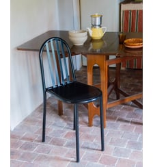 Chaise design en métal Diana N°142- Produit chiné Debongout