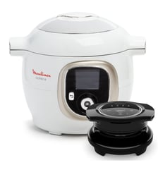 Cookeo CE85XAF0 blanc 6 L, 9 modes de cuisson + Extra Crisp Moulinex