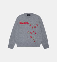 Pull ras du cou avec logo Dsquared2