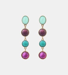 Boucles d'oreilles longues tiges percées   - Louise Satellite