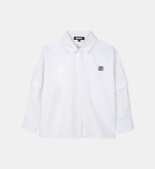 Chemise en popeline en coton DKNY
