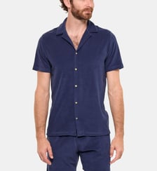 Chemise Bleu Nuit en éponge Gili's