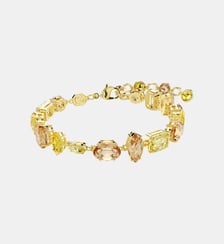 Bracelet Gema, Doré à l’or 18 carats (750/1000) Swarovski