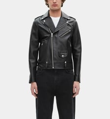 Blouson biker en cuir The Kooples