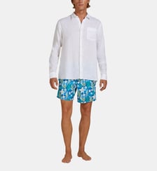 Chemise en lin unie Vilebrequin