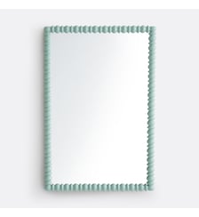 Miroir en hévéa laqué 61,5x 91,5 cm La Redoute Interieurs