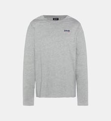 T-shirt à manches longues brodé Schott
