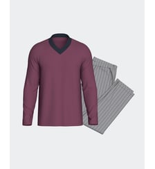 Ensemble pyjama long à motif Impetus