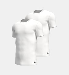 Tee-shirt col rond, lot de 2, ACTIVE FLEX COTTON Adidas Originals