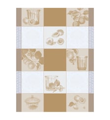 Torchon Confitures Carreaux 100% coton Le Jacquard Francais