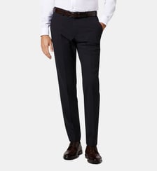Pantalon de costume en laine mélangée regular Per-V Digel