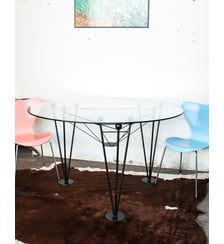 Table à manger en métal Karla N°60- Produit chiné Debongout