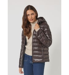Doudoune légère à capuche Albane shiny Jott