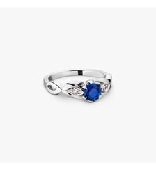 Bague Solitaire Saphir 5mm Élisa Arthus Bertrand