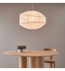 Suspension en papier texturé, diamètre 68 cm AM.PM
