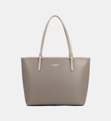 Grand sac cabas épaule Smooth en cuir Lancaster