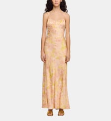 Robe longue imprimé fleur Sandro