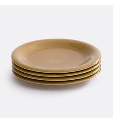 Lot de 4 assiettes plates, grès émaillé La Redoute Interieurs