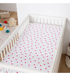 Drap-housse bébé coton, bonnet 17 cm La Redoute Interieurs