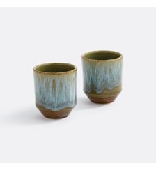 Lot de 2 tasses en grès émail réactif La Redoute Interieurs