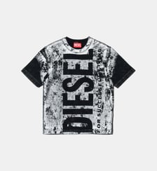 T-shirt avec logo sur le devant Diesel Kids