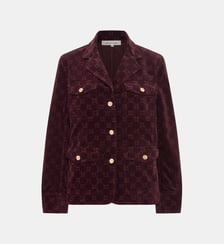 Veste en velours à monogramme - NYSSA Gerard Darel