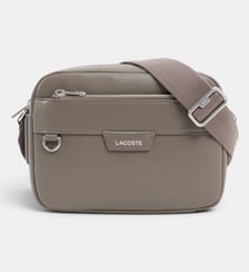 Sac reporter Ossian en cuir Lacoste