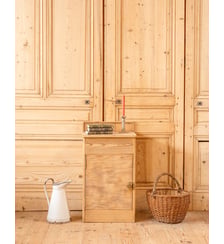 Ancien meuble de train en bois Fernand N°408- Produit chiné Debongout