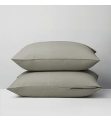 Lot de 2 Taies d'oreiller 2 en 1 - Alèse absorbante intégrée - Coloris Sable Dodo
