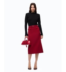 Jupe crayon ceinturée Pinko