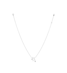 Collier POP MON ÉTOILE - Diamant 0,12ct - Or blanc 750‰ La Brune & La Blonde