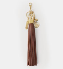 Accessoire De Sac Pompon Large En Cuir Lanvin